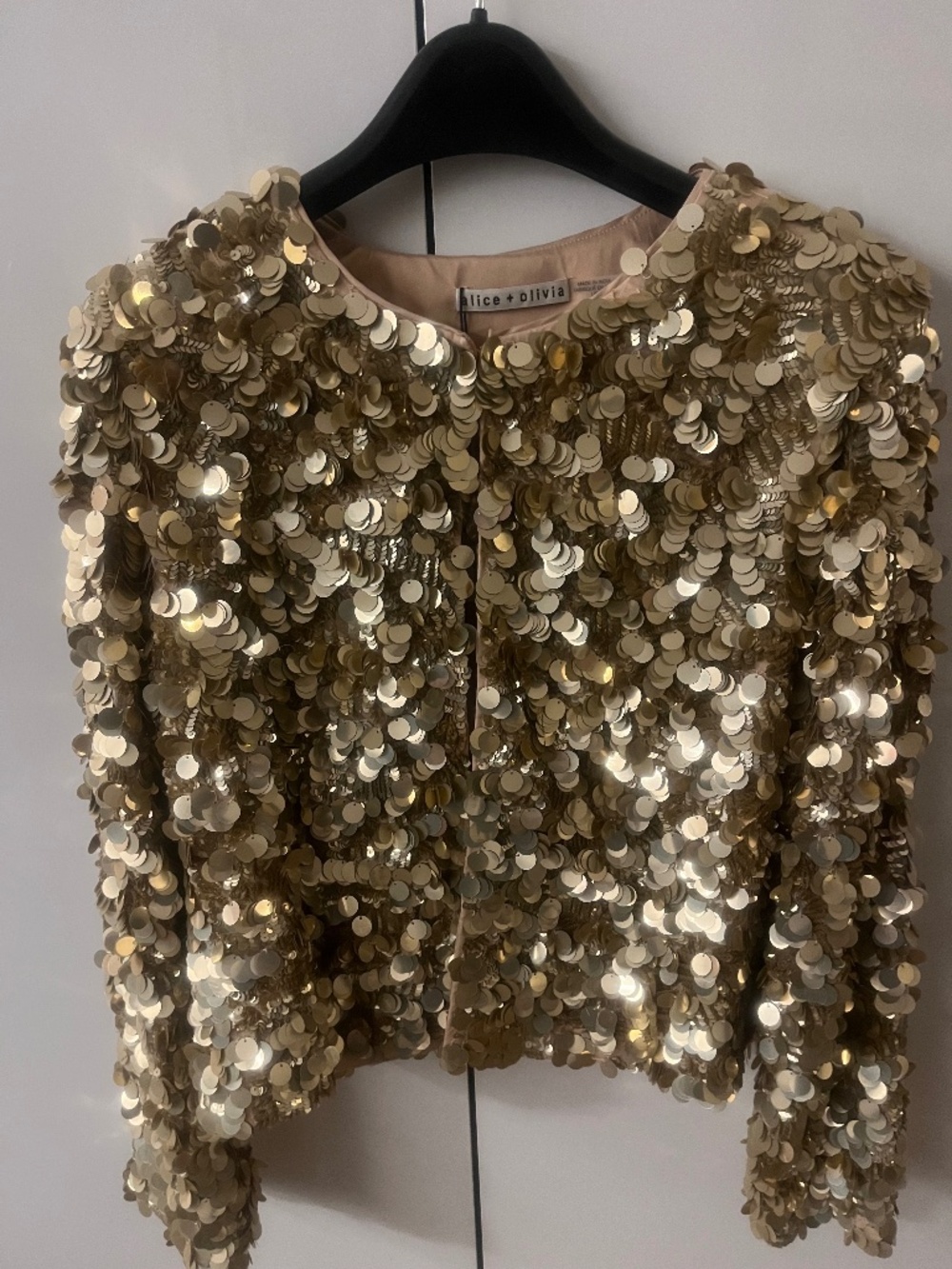 Alice + Olivia Sequin Jacket
